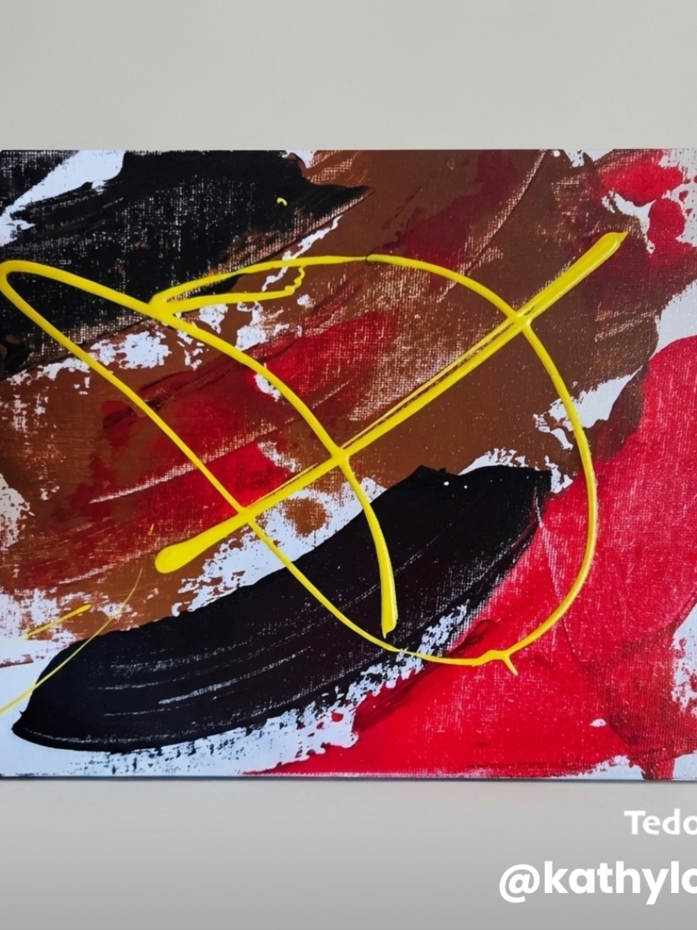Abstract Accent Canvas Art Titled "Spiraling"-Digital Prints Available